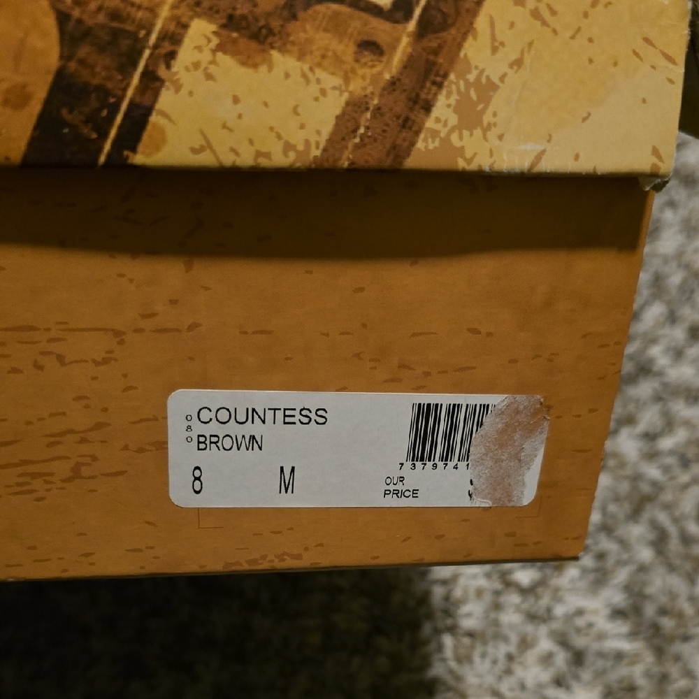 Elegant Brown Heeled Boots - Picture 4 of 4